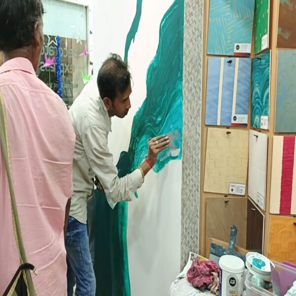 Marble Finish Wall Design