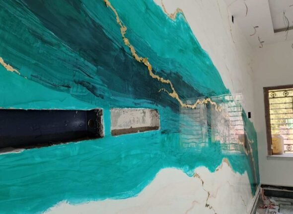 Stucco Mirror by Asian Paints